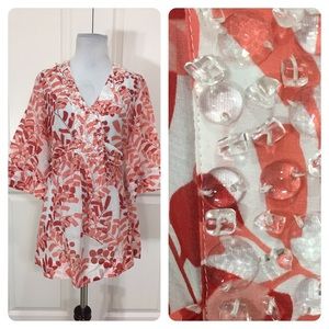 Lafayette 148 New York beaded tunic